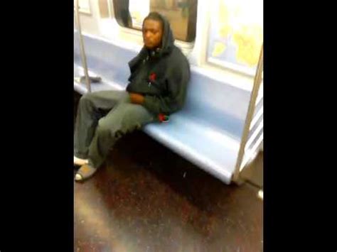 jacking off on the train